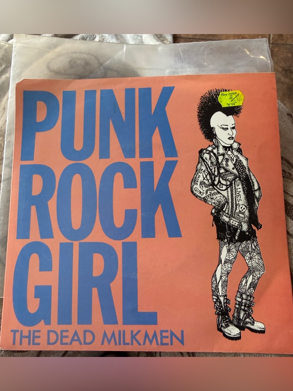 Punk rock girl by the dead milkmen Aust liberation 45 single 7” Collecter sample